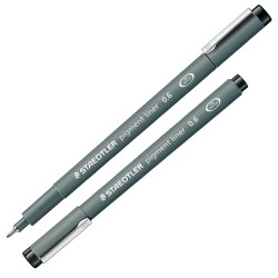PENNARELLO PIGMENT LINER 308 NERO 0,6MM STAEDTLER
