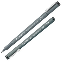 PENNARELLO PIGMENT LINER 308 NERO 0,8MM STAEDTLER
