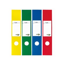 BUSTA 10 COPRIDORSO CDR PVC ADESIVI VERDE 7X34,5CM SEI ROTA