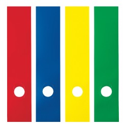 BUSTA 10 COPRIDORSO CDR-P PVC ADESIVI BLU 7X34,5CM SEI ROTA