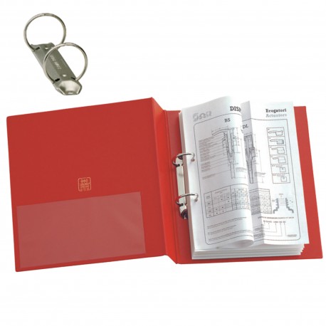 RACCOGLITORE STELVIO 25 A5 2R ROSSO 15X21CM SEI ROTA