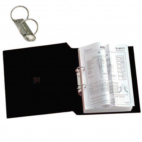RACCOGLITORE STELVIO 25 A4 2R NERO 22X30CM SEI ROTA