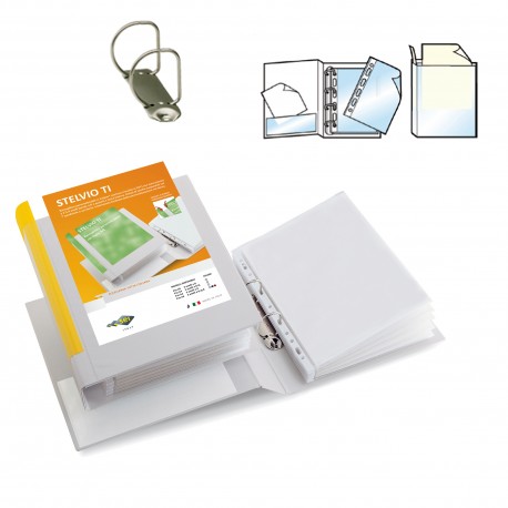 RACCOGLITORE STELVIO TI 25 A4 2D 22X30CM BIANCO PERSONALIZZABILE SEI ROTA