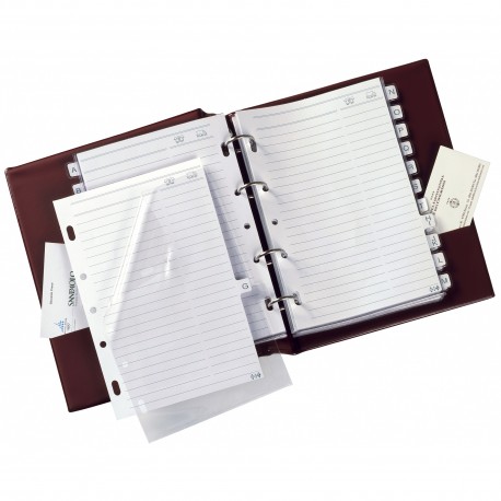 RUBRICA TELEFONICA TELEX 3 AMARANTO 15X21CM (A5)