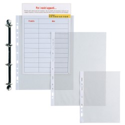 25 BUSTE FORATE 18X24-15 ERCOLE PVC SEI ROTA