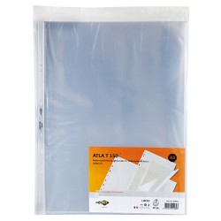 10 BUSTE FORATE ATLA T 150 30X42CM LISCIO A3 LIBRO SEI ROTA