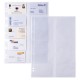 10 BUSTE FORATE ATLA CARD 21X29,7CM PORTA 20 BIGLIETTI VISITA SEI ROTA