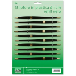CARTELLA 10 STILOFORI ART.1052 IN PLASTICA LEBEZ