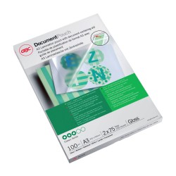 SCATOLA 100 POUCHES 2X75MIC 303X426MM A3 GBC
